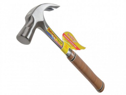 Estwing Claw Hammer 24oz Leather Handle E24C