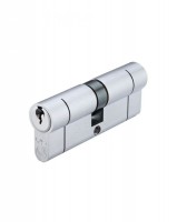 Vier Euro Double Cylinder 70mm 5 pin Satin Chrome Keyed Alike KA11 18.87