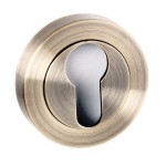 Old English Euro Escutcheon OEESCEAB Antique Brass (Sold In Pairs) 13.69