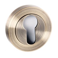 Old English Euro Escutcheon OEESCEAB Antique Brass (Sold In Pairs) 13.69