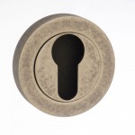 Old English Euro Escutcheon OEESCEDS Distressed Silver (Sold In Pairs) 13.69