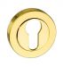 Mediterannean Euro Escutcheon M-ESC-E-BP Polished Brass Plated