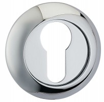 Fortessa Radius Euro Profile Escutcheons Polished Chrome Per Pair 9.10