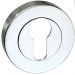 Mediterannean Euro Escutcheon M-ESC-E-CP Polished Chrome