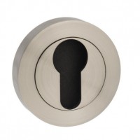 Mediterranean Euro Escutcheon M-ESC-E-SN Satin Nickel (Sold In Pairs) 8.41
