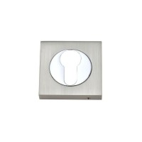 Fortessa Euro Profile Escutcheons Square Rose SN/CP Per Pair 9.10