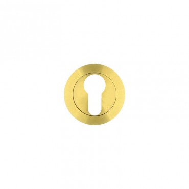 Euro Profile Escutcheon Rosso Tecnica RT001PVDSB Satin Brass