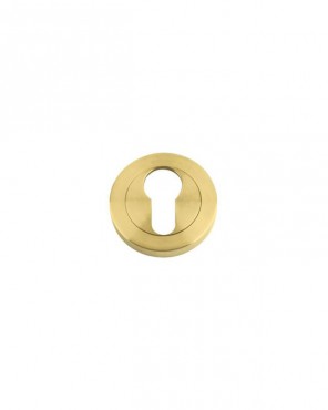 Euro Profile Escutcheon Stanza ZPZ001-FSB Favo Satin Brass