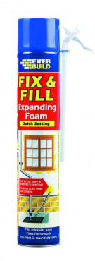 Expanding Foam Everbuild Fix & Fill 750ml