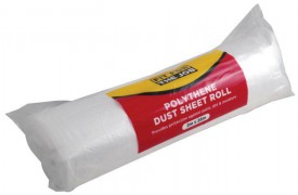FFTJ Polythene Dust Sheet Roll 25M x 2M £3.38