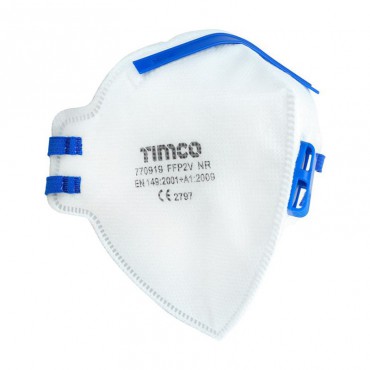 Timco FFP2 Fold Flat Safety Masks with Valve Pack of 3