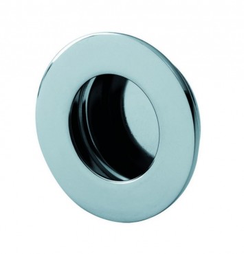 Steelworx 78mm Circular Flush Pull FPH1003BSS Polished Stainless Steel