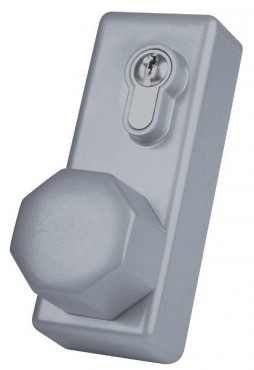 Outside Access Panic Locking Knob Arrone AR885K Silver