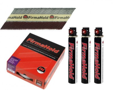 FirmaHold Collated Clipped Head Nails & Gas FirmaGalv Plus 2.8 x 50/3CFC