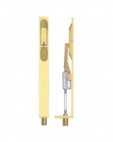 Flush Bolt Lever Action 200mm x 20mm Brass 13.92