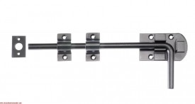 Garage Door Bolt 1260 305mm Black 17.69