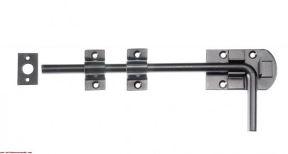 Garage Door Bolt 1260 305mm Black