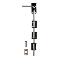 450mm Garage Door Drop Bolt Black 14.01