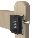 Gatemaster Select Pro Digital Lock Keypad Both Sides for Wooden Gates DGLWL Left Hand 270.04
