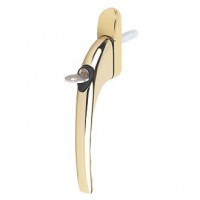 Mila ProLinea Espag Locking Window Handle Gold 10.85