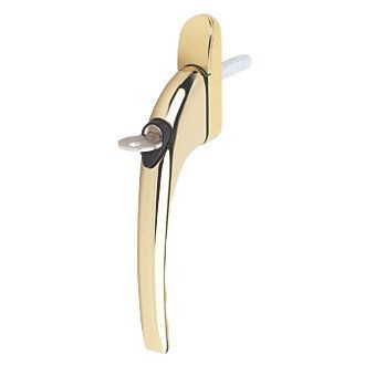 Mila ProLinea Espag Locking Window Handle Gold