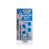 Gripit Plasterboard Fixings TV Kit 8.10