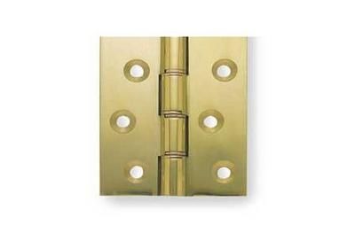 76mm Butt Hinge HDPBW21 Polished Brass per single