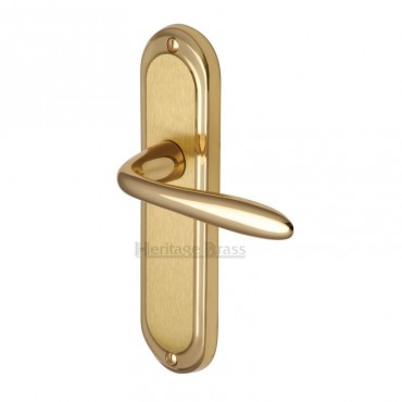 Marcus HEN1200-MF Henley Lever Lock Door Handles Mayfair Split Finish