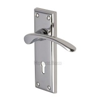Marcus HIL8600-PC Hilton  Lever Lock Door Handles Polished Chrome 30.62