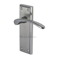 Marcus HIL8600-AP Hilton Lever Lock Door Handles Apollo Split Finish 35.14