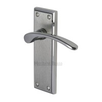 Marcus HIL8600-AP Hilton Lever Lock Door Handles Apollo Split Finish 34.28