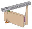 Track for Folding Wardrobe Doors