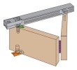 Folding Track Sliding Door Gear