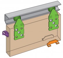 Henderson ST18 900mm Single Top Sliding Door Gear 41.92