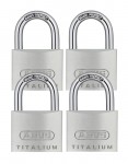 ABUS 64ti/40 Titalium Padlock 40mm Quadpack 40.79