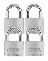 ABUS 64ti/40 Titalium Padlock 40mm Quadpack 38.51