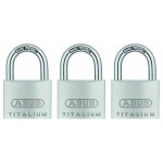 ABUS 64ti/40 Titalium Padlock 40mm Triple Pack 30.99
