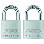 ABUS 64ti/40 Titalium Padlock 40mm Twin Pack 22.02