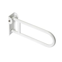 Hinged Drop Down Grab Rail 600mm White 47.57