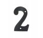 Foxcote Foundries FFN02 Door Number 2 Black Antique