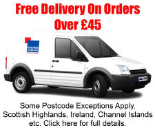 Free delivery on orders over £45. Click here to see our exceptions.