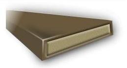 Intumescent Fire Strip 2100 x 10mm Brown 1.67