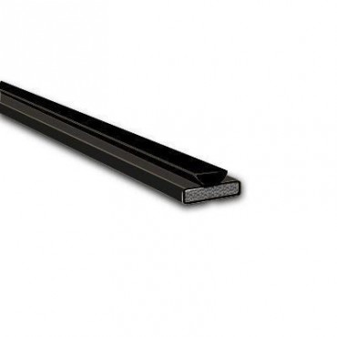 Intumescent Fire & Smoke Strip 2100 x 10mm Black