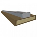 Intumescent Fire & Smoke Strip 2100 x 10mm Brown 1.98