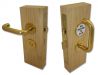 Jeflock Disabled Bathroom Lockset Polished Brass