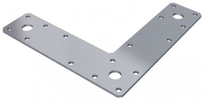 L Brackets 150mm x 150mm x 38mm Galv Pack of 10