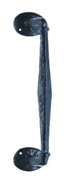 Ludlow Foundries Offset Pull Handle LF5266 238mm Black Antique