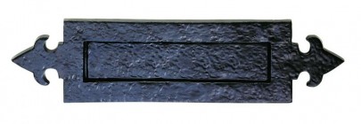 Ludlow Foundries Fleur-de-Lys Letter Plate LF5525 Black Antique
