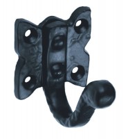 Ludlow Foundries Robe Hook LF5527 Black Antique 8.40