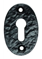 Ludlow Foundries Oval Shaped Lever Key Escutcheon LF5539U Black Antique £2.40